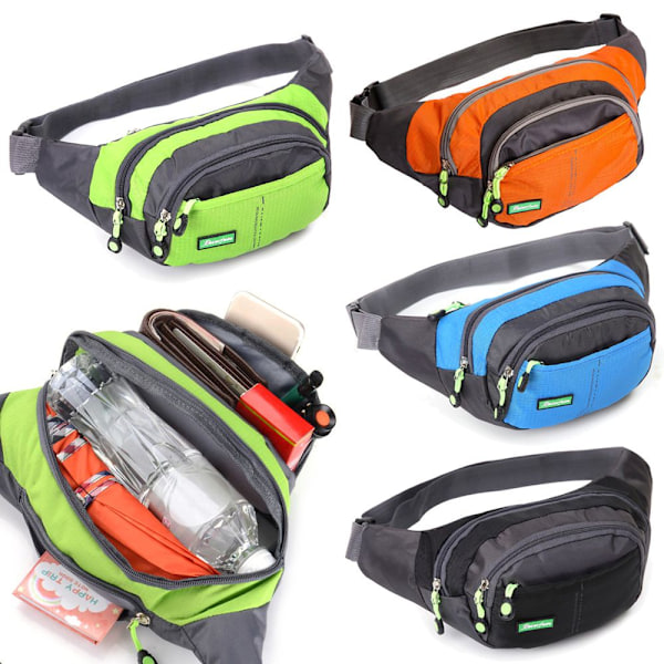 Midjebälte Pack Bum Bag Bröstpåse ORANGE orange