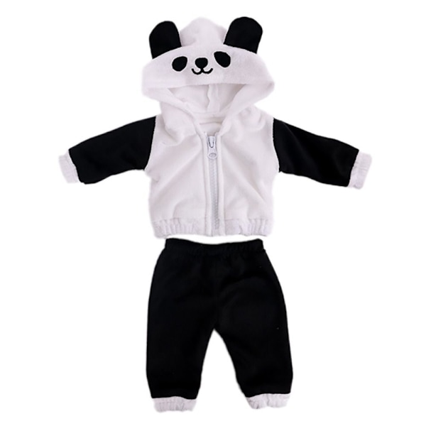 Nukkevaatteet Hupparit Housut Set PANDA PANDA panda