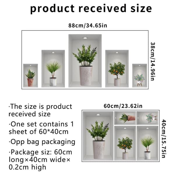 Wall Stickers 3D Decal 1 1 1