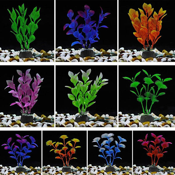 10 stk kunstige planter simulering kunstige blader 10 10 10