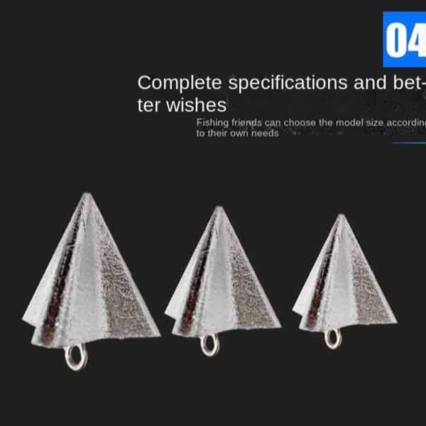 1/2 stk Fiskeledningssynker Fiskevektsink 1PC80G 80G 1pc80g