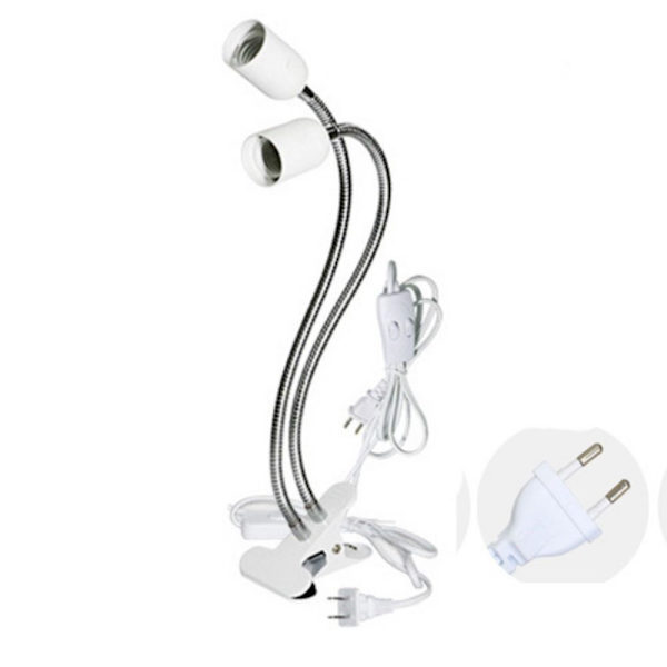 Lampe Strømkabler Pendel Lamper Ledninger HVID 2 HOVED 2 HOVED white 2 heads-2 heads