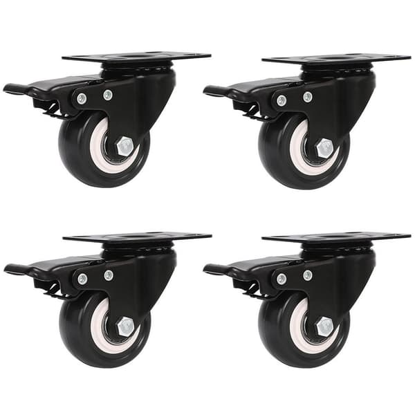 4 kpl 2" Pyörät Polyuretaanipyörät Set