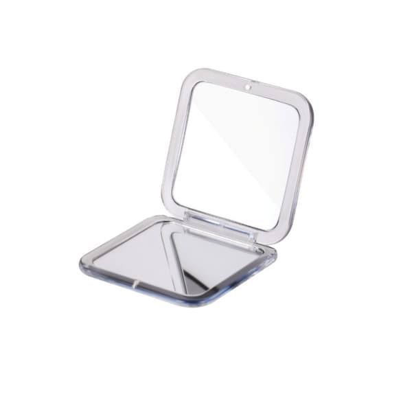 Firkantet Makeup Spejl Bærbart SORT Black