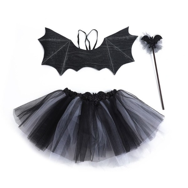 Bat Wings Sæt Halloween Cosplay kostume 3 3 STK/SÆT 3 3 STK/SÆT 3 3pcs/set