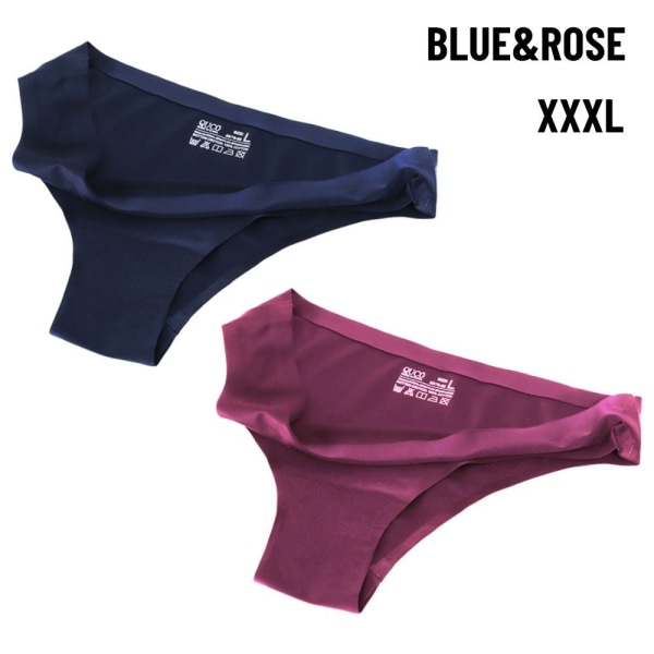 Dametruser Silkeundertøy BLÅ&ROSE XXXL blue&rose XXXL