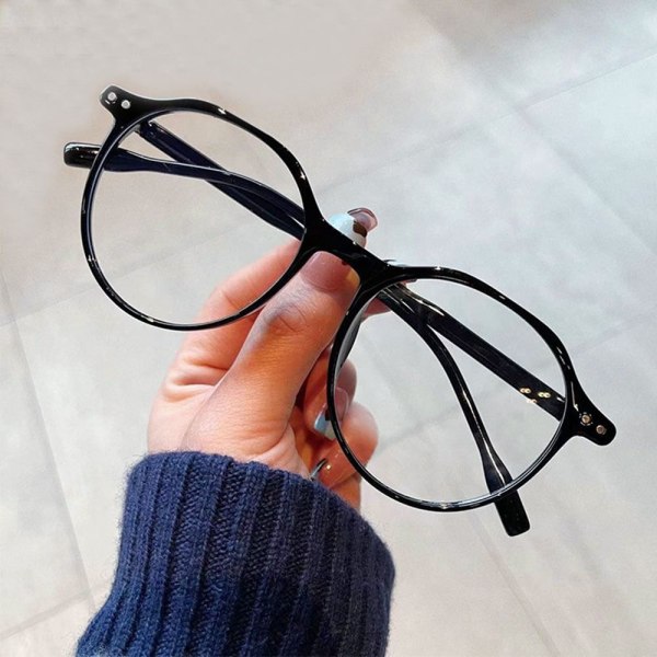 Anti-Blue Light Glasses Ylisuuret silmälasit MUSTA Black