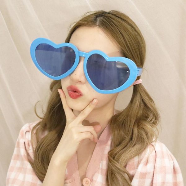 Isot lasit Peach Heart lasit PUNAINEN Red