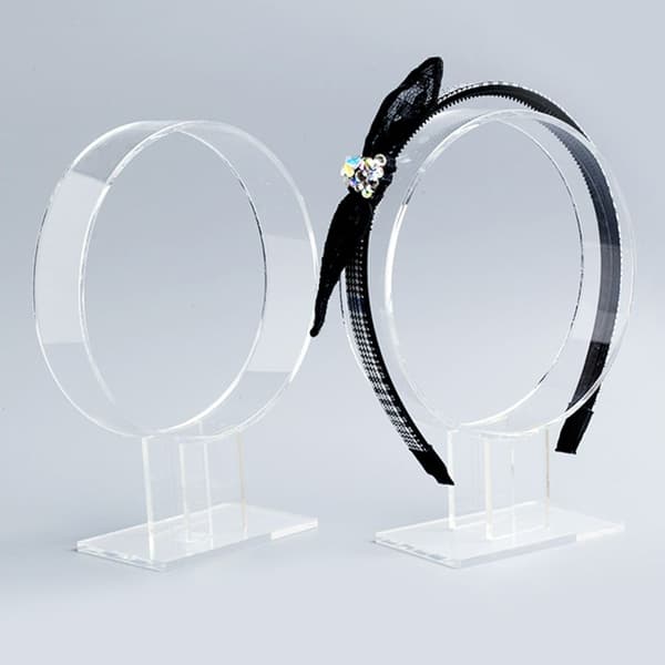 Hodebåndsholder Hårbånd Displaystativ TRANSPARENT Transparent