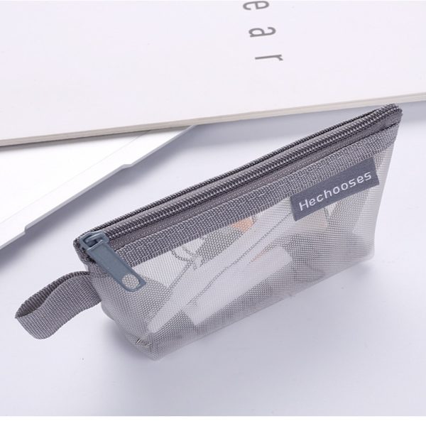 4 kpl Mesh File Bag palapelin säilytyslaukku HARMAA Gray