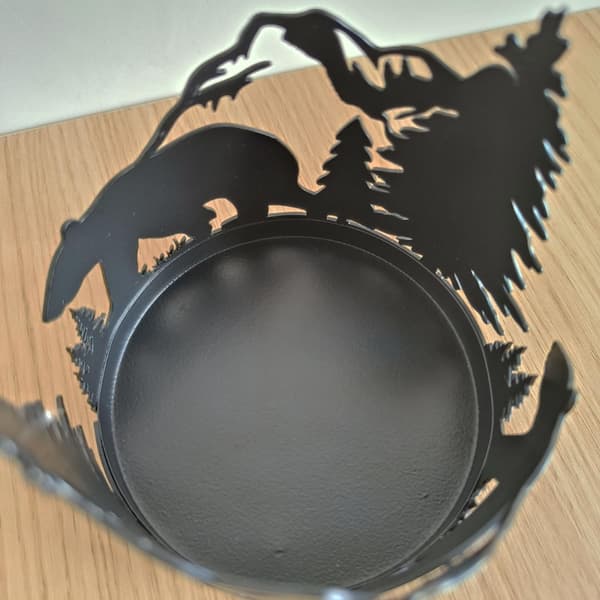 Creative Iron lysestake sirkulær lysestake BEAR BEAR Bear