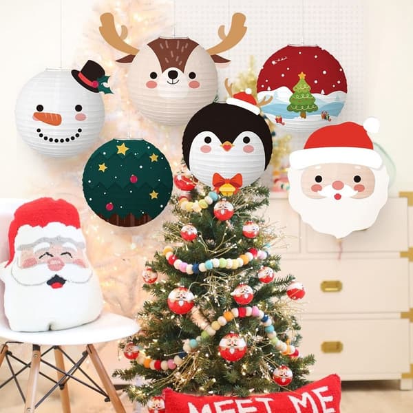 Julpapperslyktor Xmas pappersboll STIL 9 STIL 9 Style 9