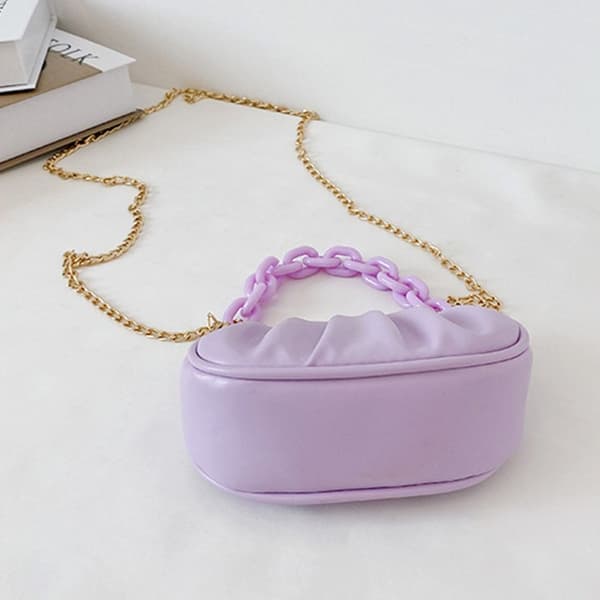 Mini Clutch Väska Crossbody Väskor VIT white