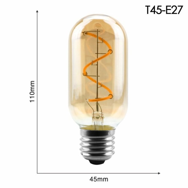 Vintage retropolttimofilamentti T45-E27 T45-E27 T45-E27