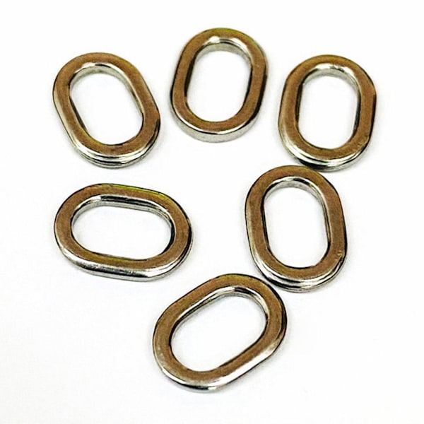 50stk Fiskelokkekobling Fiske Solid Ring XS XS