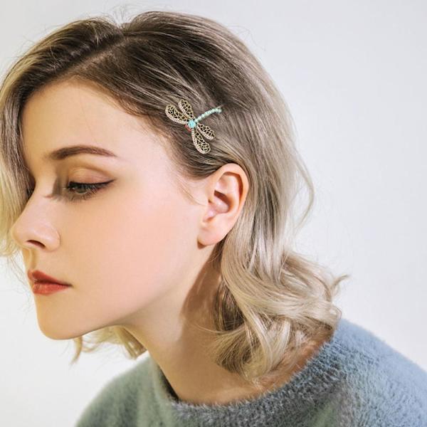 Dragonfly Hair Clip Crystal Hairpin Naisten päähineet