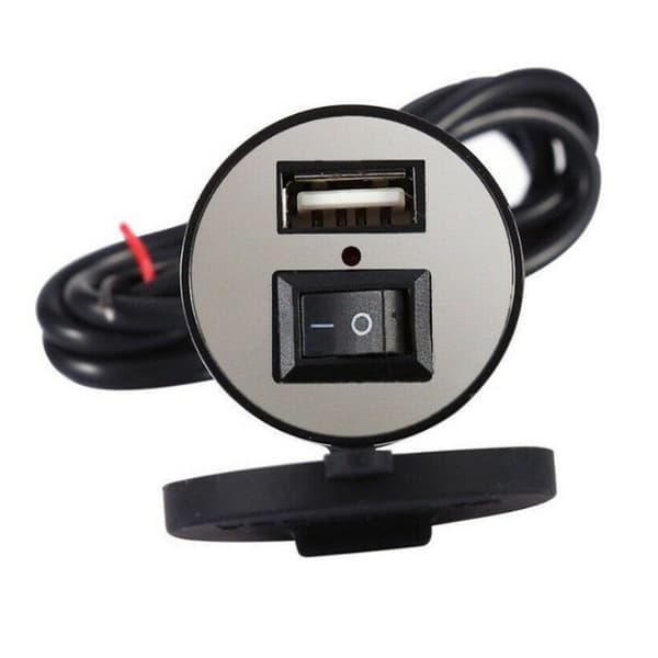 Socket Adapter Mobil Power USB Oplader