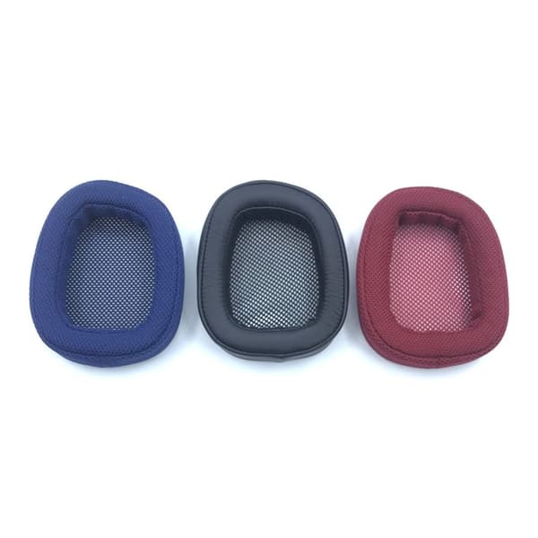 1 par erstatnings øreputer for Logitech Red Net Cloth-Net Cloth