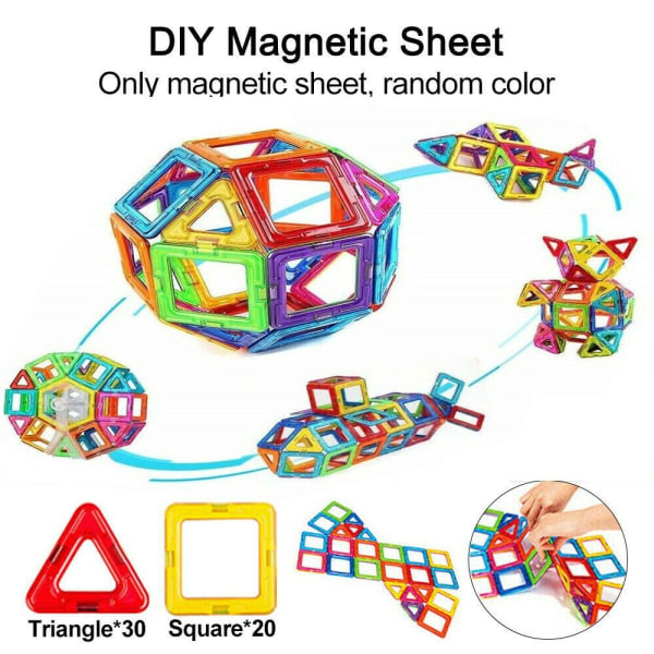 Magnetiske byggeklodser magnetsæt i ministørrelse