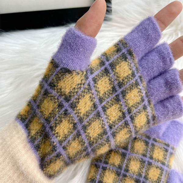 Fingerløse handsker Halvfingerhandsker LILLA B B purple B-B