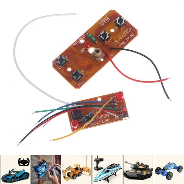 2 paria RC-ohjauskortti RC-lähetinkortti 2CH 2CH 2CH