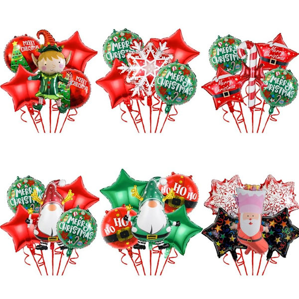 Jouluilmapallo Xmas Foil Ilmapallot STYLE 3 STYLE 3 Style 3