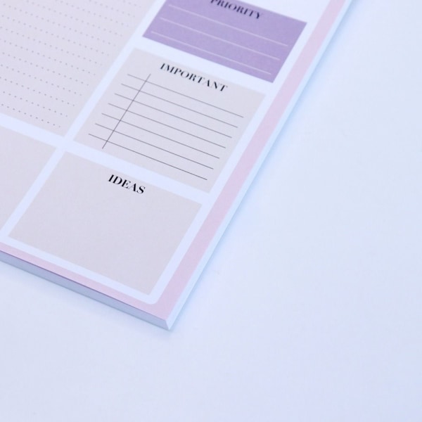 Ugentlig Pad Planner Memo Note 4 4 4