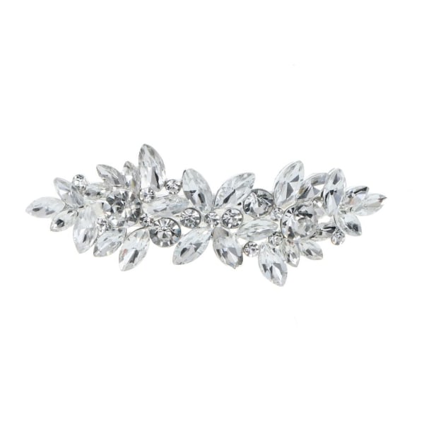 Crystal Barrettes tekojalokivihiusneulat SILVER TYYPPI 1 TYYPPI 1 silver type 1-type 1