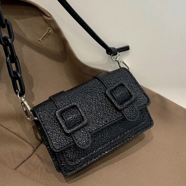 Mini Small Messenger Bag Chain Pung BLÅ blue