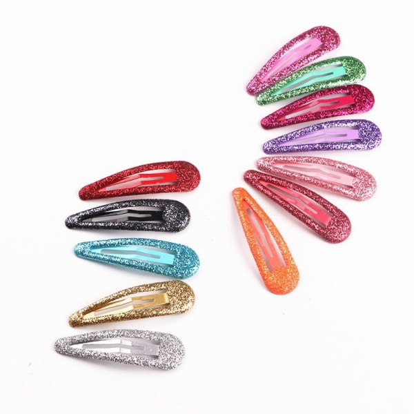 4kpl hiusklipsit Glitter-hiusneulat PUNAINEN Red