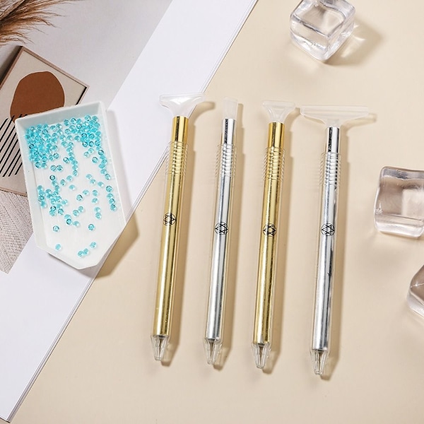 Pineapple Point Drill Pen Diamond Painting Pen GULD Gold