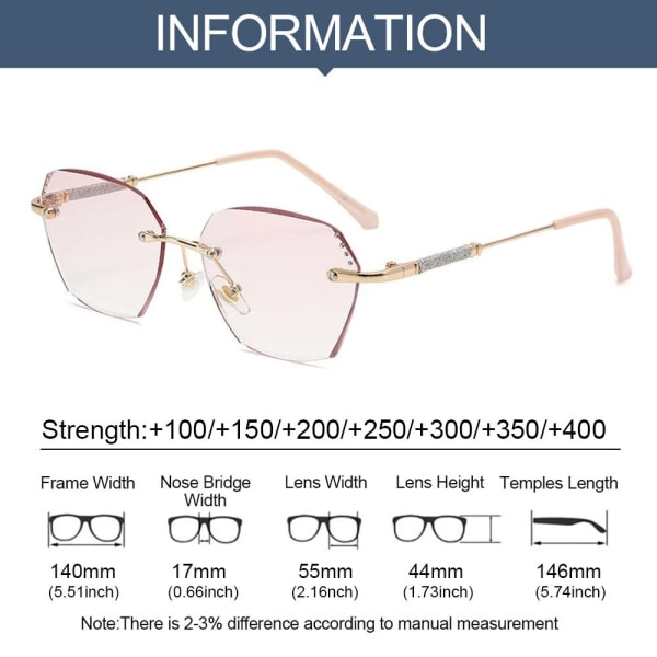 Läsglasögon Glasögon GOLD STRENGTH 150 Gold Strength 150