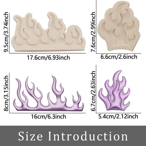 2 stk Silikone Forme Bageværktøj PINK pink