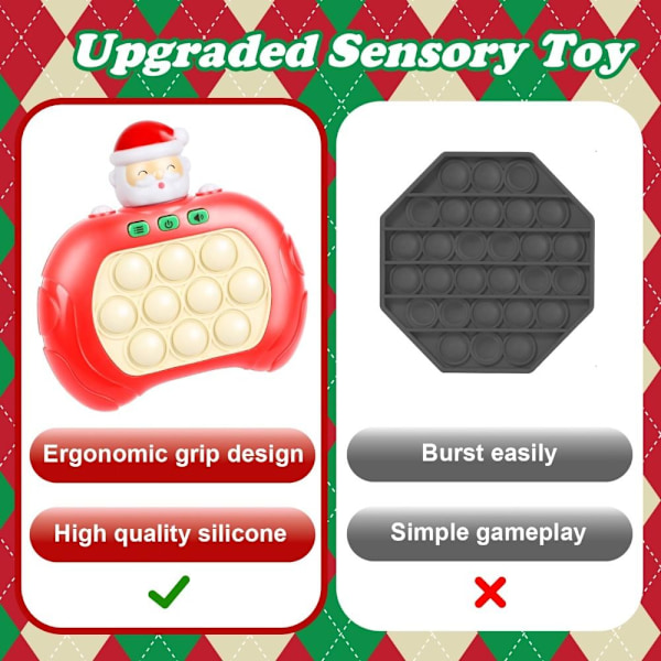 Sensory Fidget Toy Fast Push-spel Pop-spel