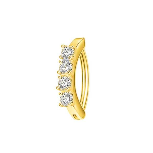 3 Stk Mavestænger Navlestang GULD STYLE-1 STYLE-1 Gold Style-1-Style-1