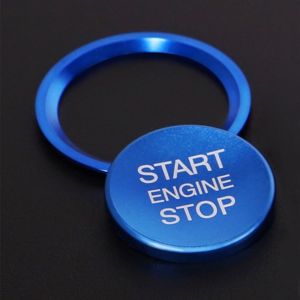 Startknap Klistermærker Nøglering Trim Cover GULD STARTRING Gold Starting ring-Starting ring