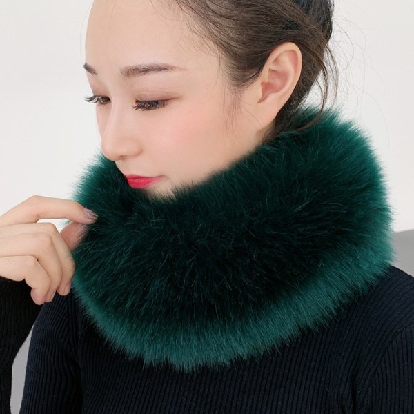 Vinterneck Wrap Faux Fur Scarf GRÅ grey