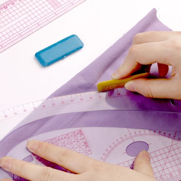 6st Curve Linjal Patchwork Linjal Mått Tailor Linjal
