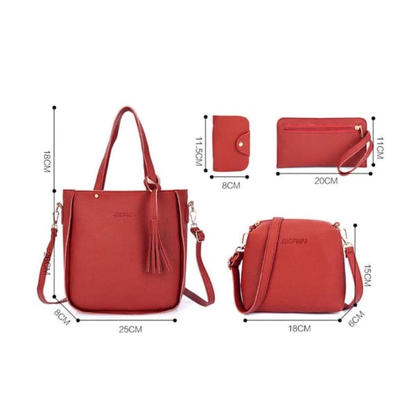 4st/ set Crossbody-väskor Damväska Set BLÅ blue