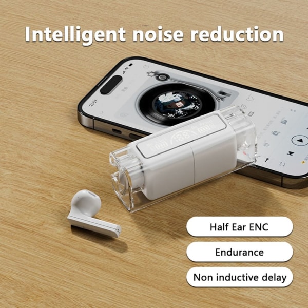 TWS Headset Noise Trådlöst Headset VIT White