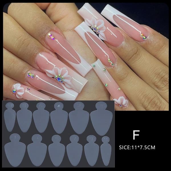 Fransk Forma Dual Sticker Nagelform D D D