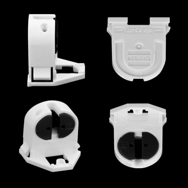 40 Pack T5 lampeholder Miniatyr roterende låsing