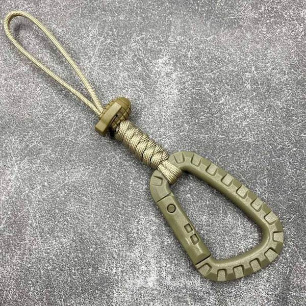 Fastgør quickdraw sjækle karabinhage Clip ARMY GREEN REFLECTIVE Army Green Reflective-Reflective
