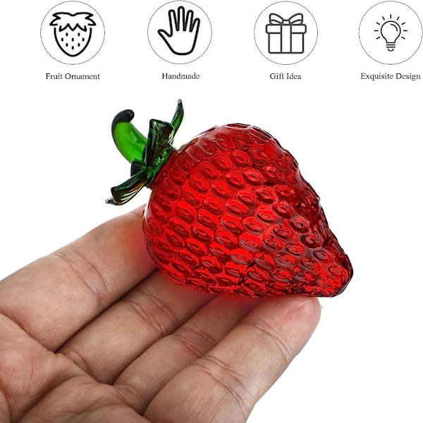 1 stk Jordbærfigur JORDBÆR JORDBÆR strawberry