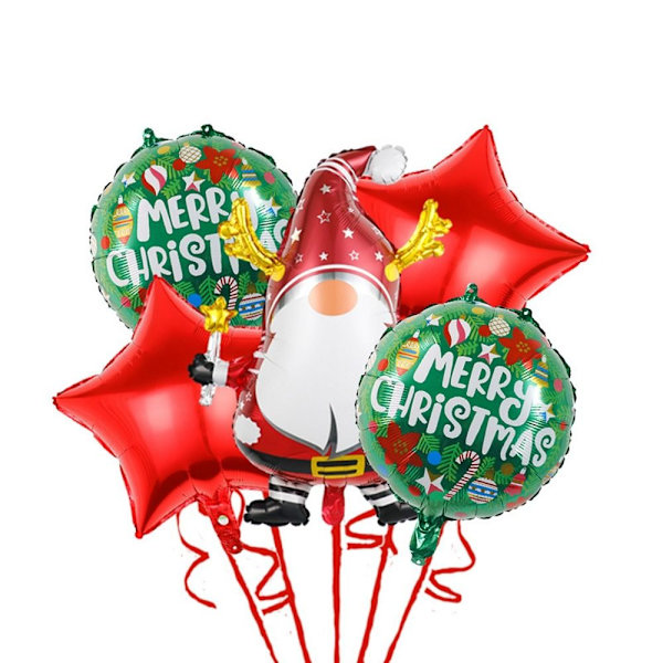 Jouluilmapallo Xmas Foil Ilmapallot STYLE 4 STYLE 4 Style 4