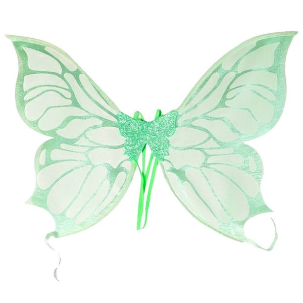 Keiju perhosen siivet keijutonttu prinsessaenkeli VIHREÄ-B GREEN-B Green-B