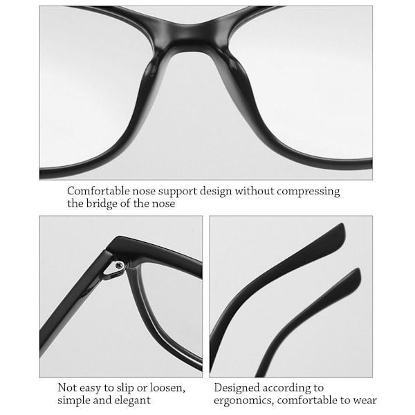 Anti-Blue Light Glasses Neliömäiset silmälasit 1 1 1