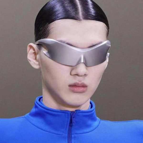 Sportssolbriller 2000'er solbriller SORT GRÅ SORT GRÅ Black Gray