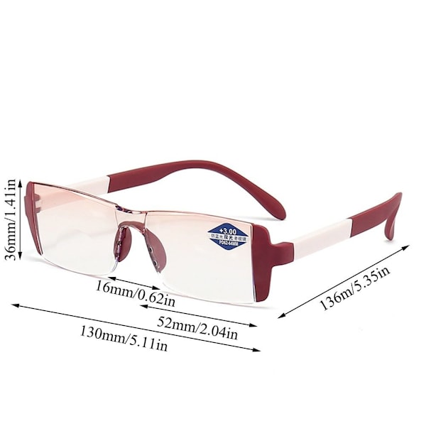 Presbyopia Briller Læsebriller SORT STYRKE 3,50 black Strength 3.50-Strength 3.50