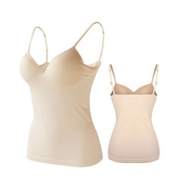Spaghetti Strap Väst Basic Väst APRICOT M apricot M
